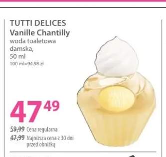 Woda toaletowa damska Vanille Chantilly Tutti Delices