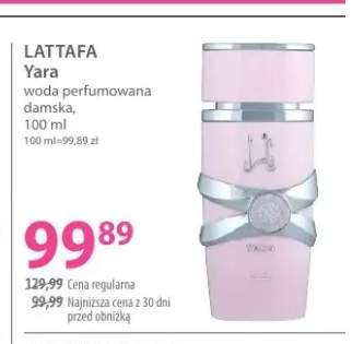 Woda perfumowana damska Yara Lattafa