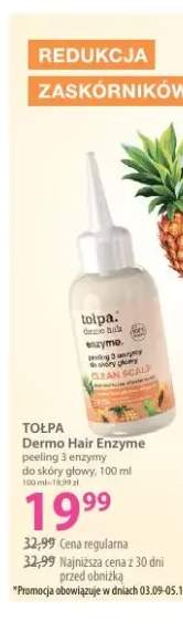 Dermo Hair Enzyme peeling 3 enzymy do skóry głowy Tołpa
