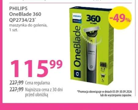 OneBlade 360 QP2734/23 maszynka do golenia Philips