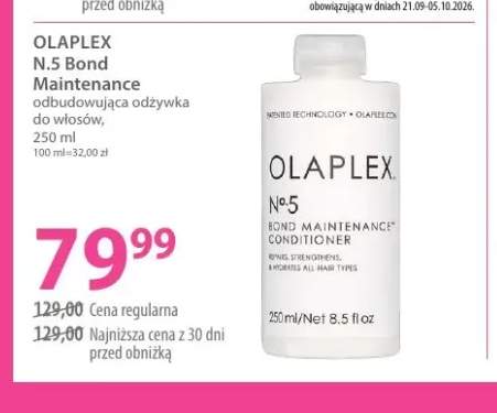 N.5 Bond Maintenance odbudowująca odżywka do włosów Olaplex