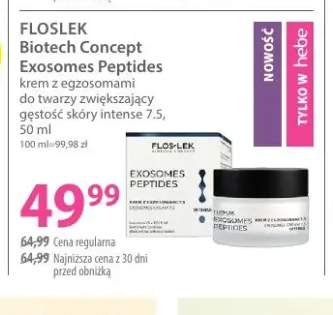Biotech Concept Exosomes Peptides krem z egzosomami do twarzy zwiększający gęstość skóry intense 7,5 Floslek