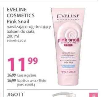 Nawilżająco-ujędrniający balsam do ciała Pink Snail Eveline Cosmetics