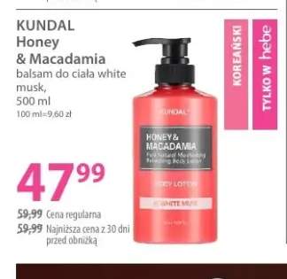 Balsam do ciała white musk Honey & Macadamia Kundal