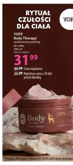 Wulkaniczny peeling do ciała Body Therapy Yope
