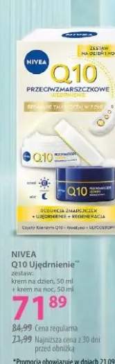Zestaw krem na dzień + krem na noc Q10 Ujędrnienie Nivea