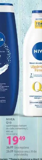 Ujędrniający balsam do ciała z witaminą C Q10 Nivea