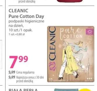 Podpaski higieniczne na dzień Pure Cotton Day Cleanic