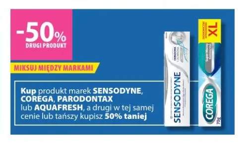 Produkty do higieny jamy ustnej Sensodyne, Corega, Parodontax, Aquafresh