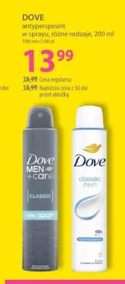 Antyperspirant w sprayu Dove Men+Care Classic +1 wariant
