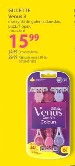 Maszynki do golenia damskie Venus 3 Gillette