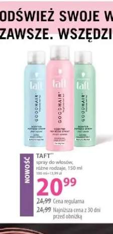 Spray do włosów Taft