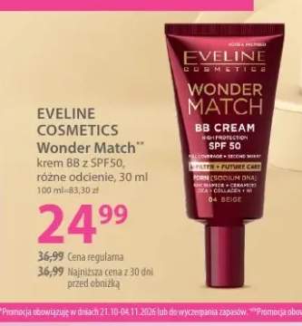 Krem BB z SPF50 Wonder Match Eveline Cosmetics