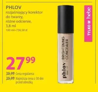 Rozjaśniający korektor do twarzy Phlov