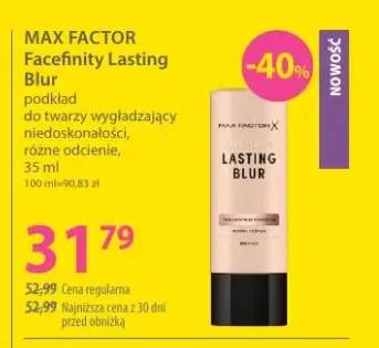 Podkład do twarzy wygładzający niedoskonałości Facefinity Lasting Blur Max Factor