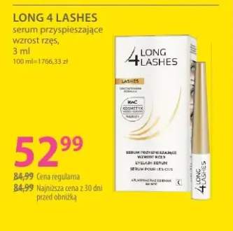 Serum przyspieszające wzrost rzęs Long 4 Lashes