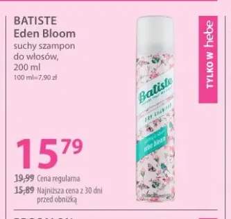 Eden Bloom suchy szampon do włosów Batiste