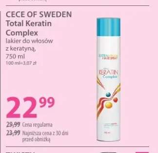 Total Keratin Complex lakier do włosów z keratyną Cece of Sweden