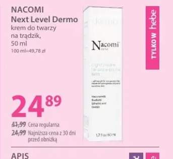 Krem do twarzy na trądzik Next Level Dermo Nacomi