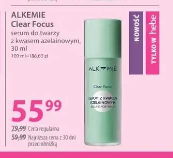 Serum do twarzy z kwasem azelainowym Clear Focus Alkemie
