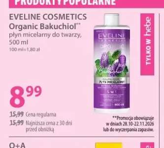 Płyn micelarny do twarzy Organic Bakuchiol Eveline Cosmetics