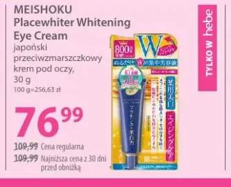 Japoński przeciwzmarszczkowy krem pod oczy Meishoku Placewhiter Whitening Eye Cream
