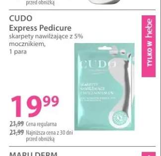 Skarpety nawilżające z 5% mocznikiem Express Pedicure Cudo