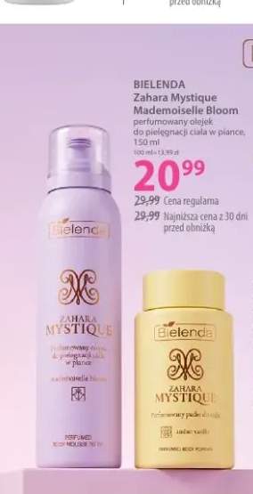 Perfumowany olejek do pielęgnacji ciała w piance Zahara Mystique Mademoiselle Bloom Bielenda