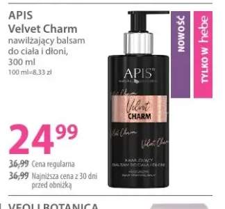 Balsam do ciała i dłoni nawilżający Velvet Charm Apis