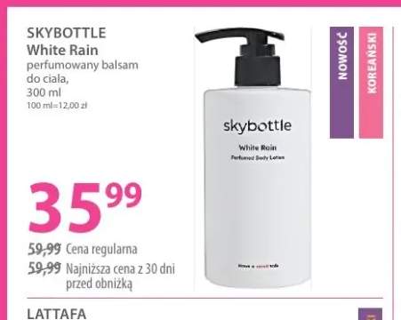 Perfumowany balsam do ciała Skybottle White Rain