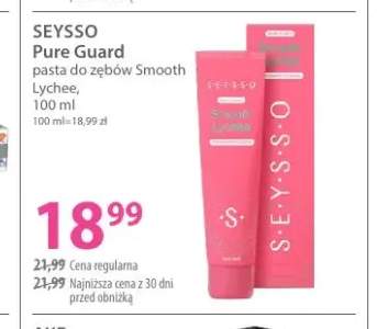 Pasta do zębów Pure Guard Smooth Lychee Seysso