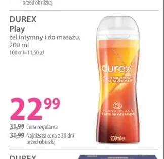 Żel intymny i do masażu Play Durex