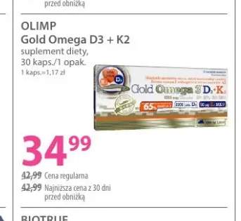 Suplement diety Gold Omega D3 + K2 Olimp