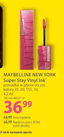 Pomadka w płynie do ust Super Stay Vinyl Ink Maybelline New York