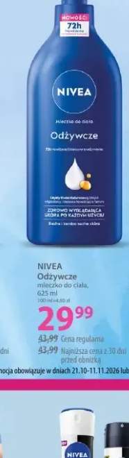 Mleczko do ciała Nivea Odżywcze