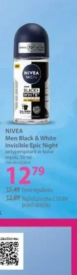 Antyperspirant w kulce męski Nivea Men Black & White Invisible Epic Night