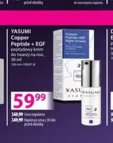 Peptydowy krem do twarzy na noc Copper Peptide + EGF Yasumi