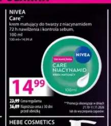 Krem matujący do twarzy z niacynamidem Care Nivea