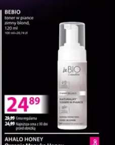 Toner w piance zimny blond beBIO